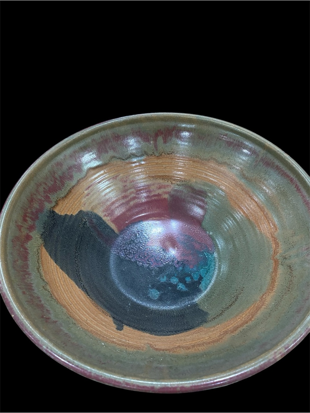 Pair of Handcrafted Glazed Pottery Bowls
(Set of 2)
